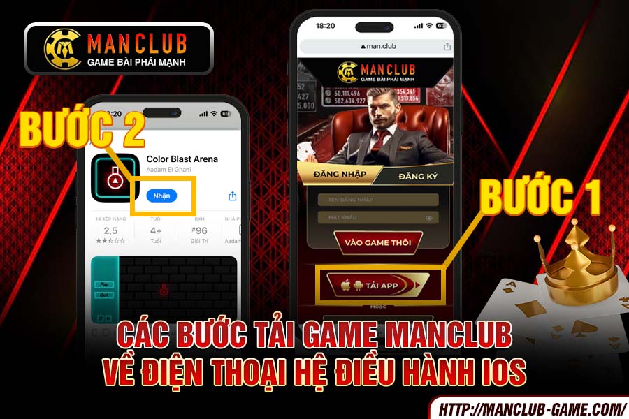 Các bước tải và cài đặt ứng dụng Manclub iOs